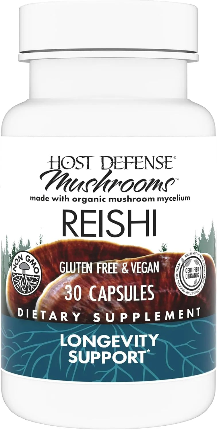 HOST DEFENSE - Host Defense Reishi 30 Capsulas - The Red Vitamin MX - Suplementos Alimenticios - {{ shop.shopifyCountryName }}