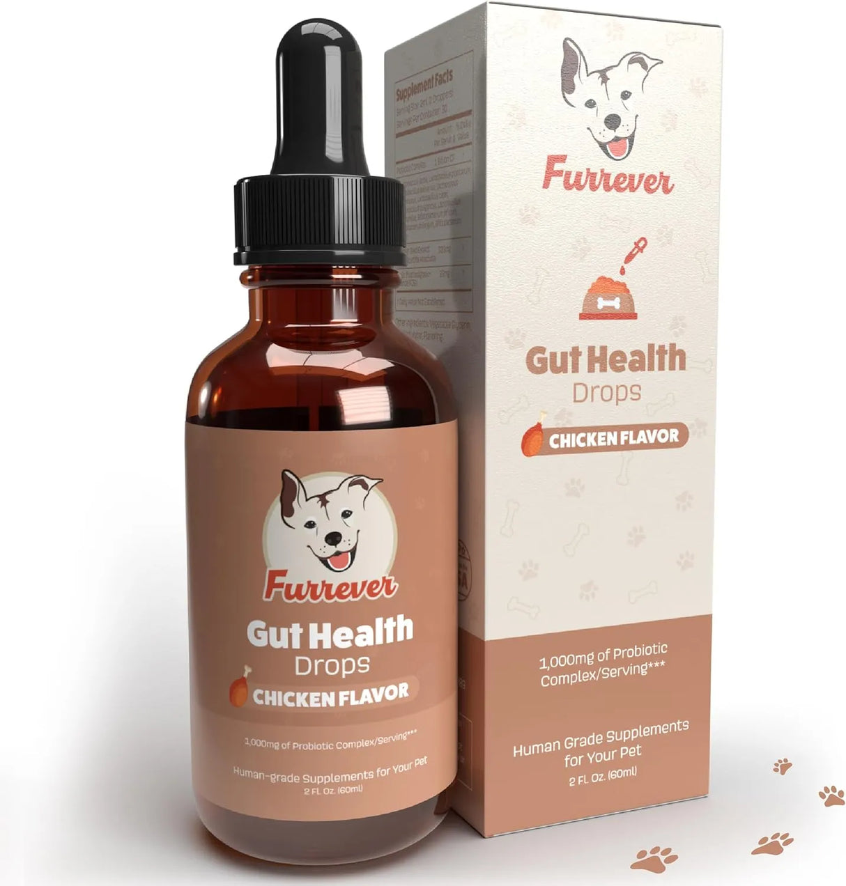 FURREVER - Furrever Gut Health Probiotics for Dogs Chicken Flavor 2 Fl.Oz. - The Red Vitamin MX - Probióticos Para Perros - {{ shop.shopifyCountryName }}