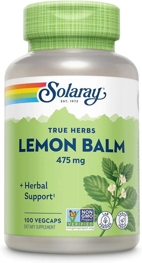 SOLARAY - SOLARAY Lemon Balm 475Mg. 100 Capsulas - The Red Vitamin MX - Suplementos Alimenticios - {{ shop.shopifyCountryName }}