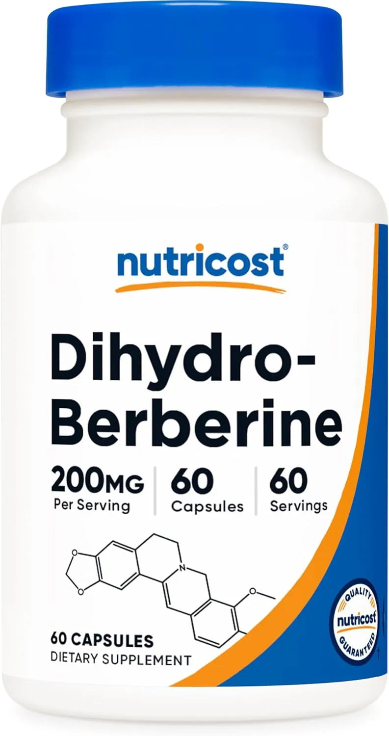 NUTRICOST - Nutricost Dihydroberberine 200Mg. 60 Capsulas - The Red Vitamin MX - Suplementos Alimenticios - {{ shop.shopifyCountryName }}