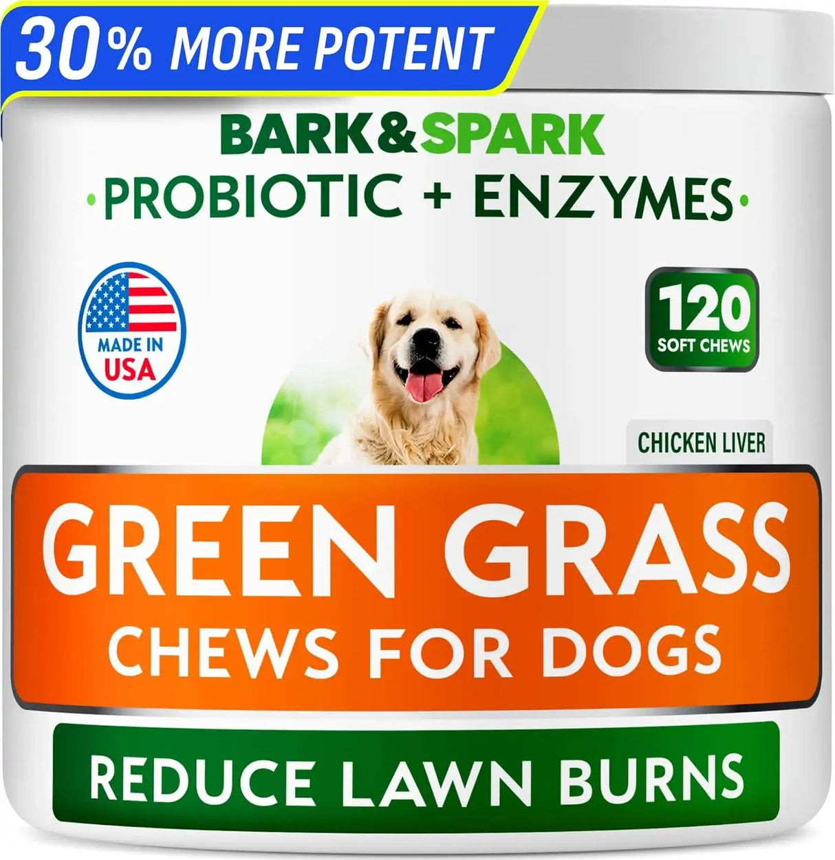 BARK&SPARK - BARK&SPARK Green Grass Chews 120 Masticables - The Red Vitamin MX - Salud De Tracto Urinario Para Perros - {{ shop.shopifyCountryName }}