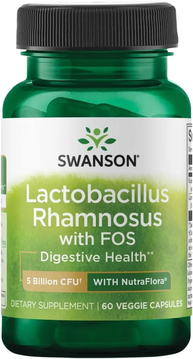 SWANSON - Swanson Lactobacillus Rhamnosus with FOS 60 Capsulas - The Red Vitamin MX - Suplementos Alimenticios - {{ shop.shopifyCountryName }}