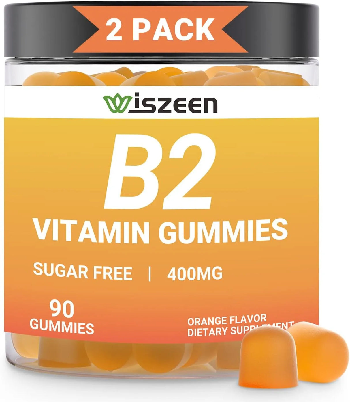 WISZEEN - Wiszeen Vitamin B2 Gummies 400Mg. 90 Gomitas 2 Pack - The Red Vitamin MX - Suplementos Alimenticios - {{ shop.shopifyCountryName }}