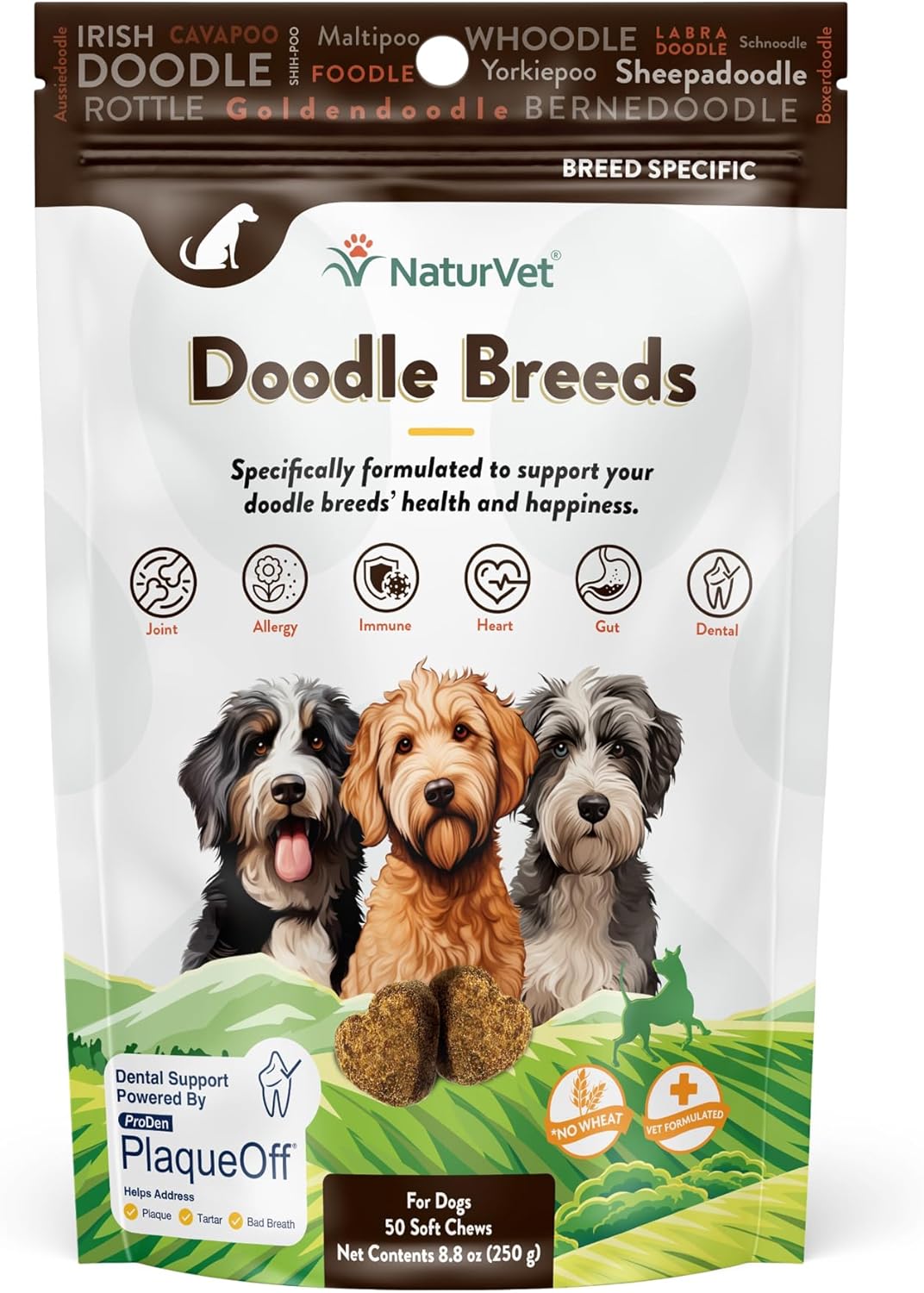 NATURVET - NaturVet Doodle Breeds Supplement 50 Masticables - The Red Vitamin MX - Multivitamínicos Para Perros - {{ shop.shopifyCountryName }}