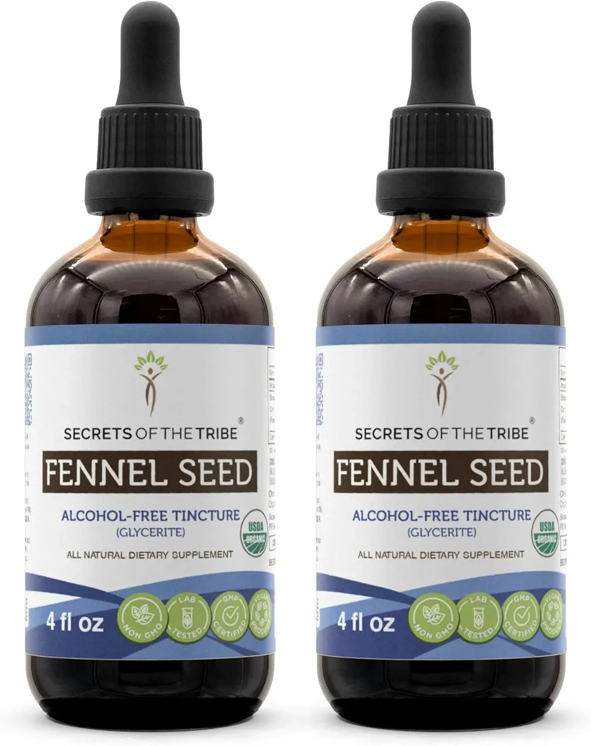 SECRETS OF THE TRIBE - Secrets of the Tribe Fennel Seed Tincture Alcohol-Free Extract 4 Fl.Oz. 2 Pack - The Red Vitamin MX - Suplementos Alimenticios - {{ shop.shopifyCountryName }}