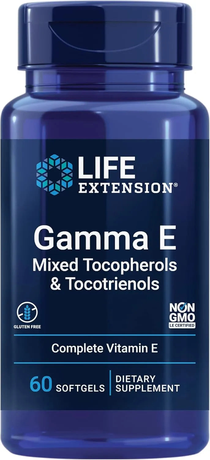 LIFE EXTENSION - Life Extension Gamma E Mixed Tocopherols & Tocotrienols 60 Capsulas Blandas - The Red Vitamin MX - Suplementos Alimenticios - {{ shop.shopifyCountryName }}