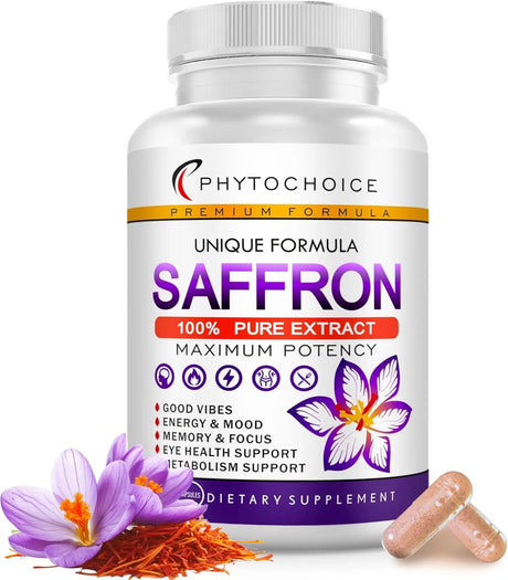PHYTOCHOICE - PHYTOCHOICE Saffron 60 Capsulas - The Red Vitamin MX - Suplementos Alimenticios - {{ shop.shopifyCountryName }}