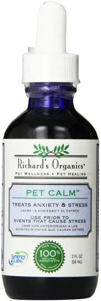RICHARD'S - Richard’s Organics Pet Calm 2 Fl.Oz. - The Red Vitamin MX - Relajantes Para Perros - {{ shop.shopifyCountryName }}