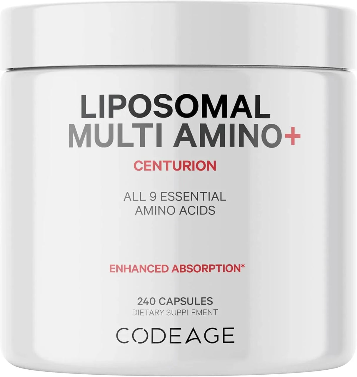 CODEAGE - Codeage Multi Amino+ BCAA & EAA 240 Capsulas - The Red Vitamin MX - Suplementos Alimenticios - {{ shop.shopifyCountryName }}