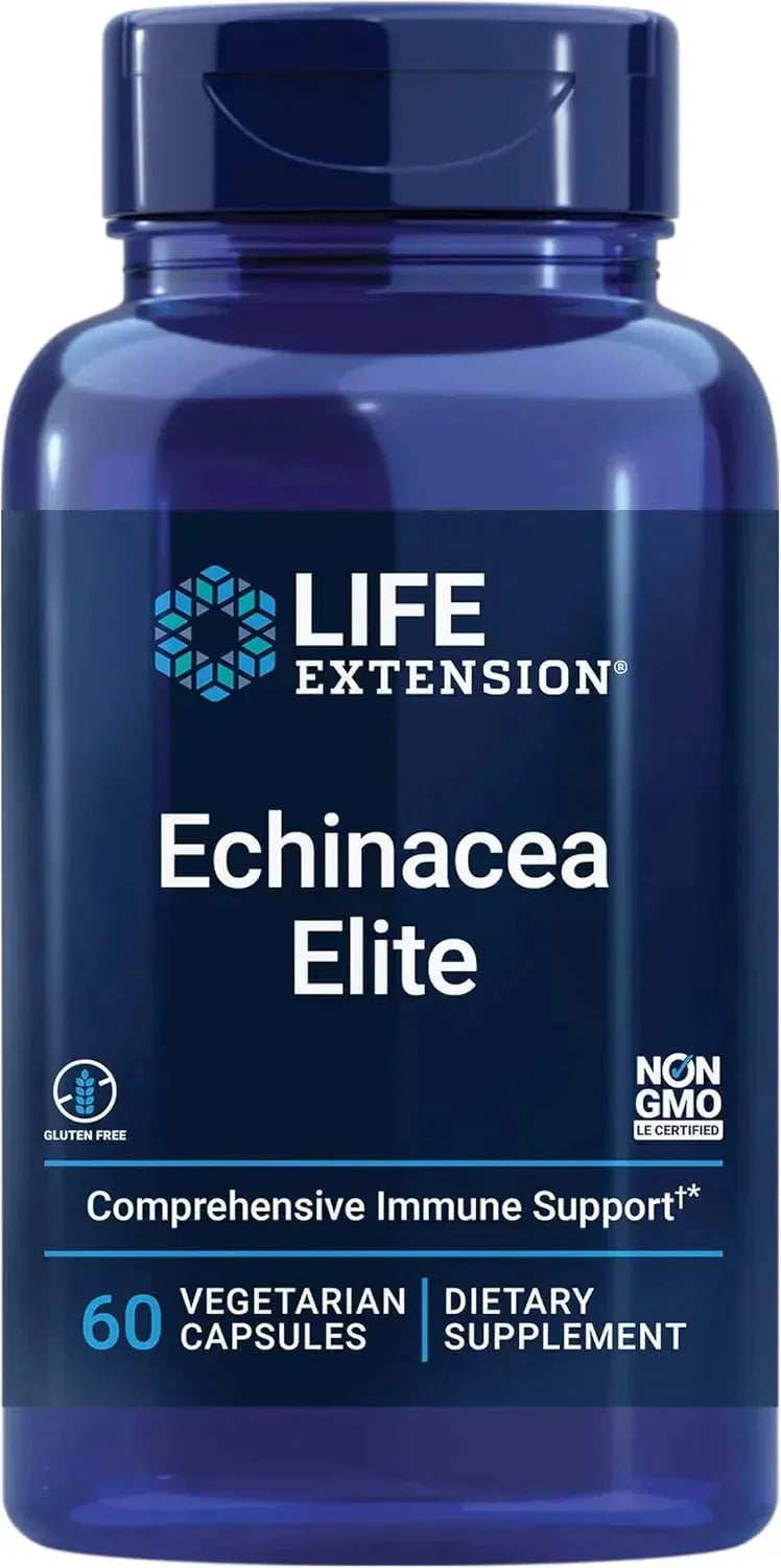LIFE EXTENSION - Life Extension Echinacea Elite 60 Capsulas - The Red Vitamin MX - Suplementos Alimenticios - {{ shop.shopifyCountryName }}