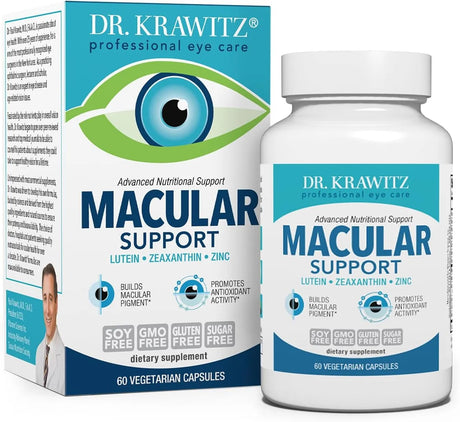 DR. KRAWITZ - Dr. Krawitz Macular Support with Lutein, Zeaxanthin Zinc 60 Capsulas - The Red Vitamin MX - Suplementos Alimenticios - {{ shop.shopifyCountryName }}