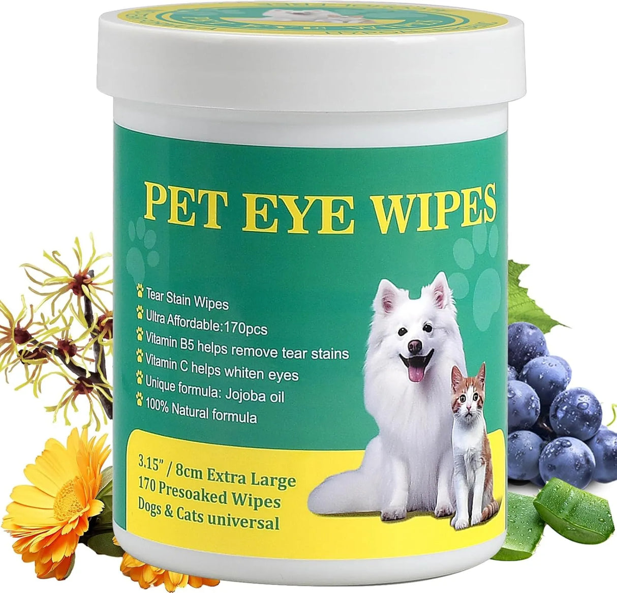 OPULA - OPULA Dog Eye Wipes 170 Toallitas - The Red Vitamin MX - Cuidado De Los Ojos De Los Perros - {{ shop.shopifyCountryName }}
