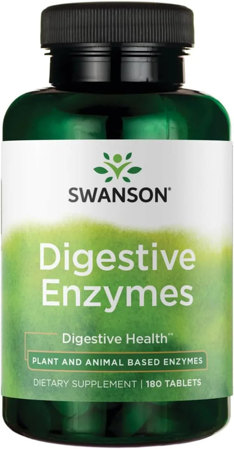 SWANSON - Swanson Digestive Enzymes 180 Tabletas - The Red Vitamin MX - Suplementos Alimenticios - {{ shop.shopifyCountryName }}