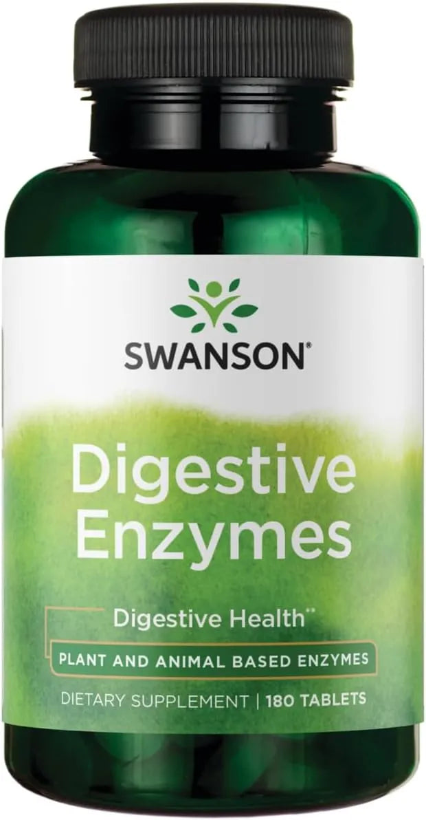 SWANSON - Swanson Digestive Enzymes 180 Tabletas - The Red Vitamin MX - Suplementos Alimenticios - {{ shop.shopifyCountryName }}