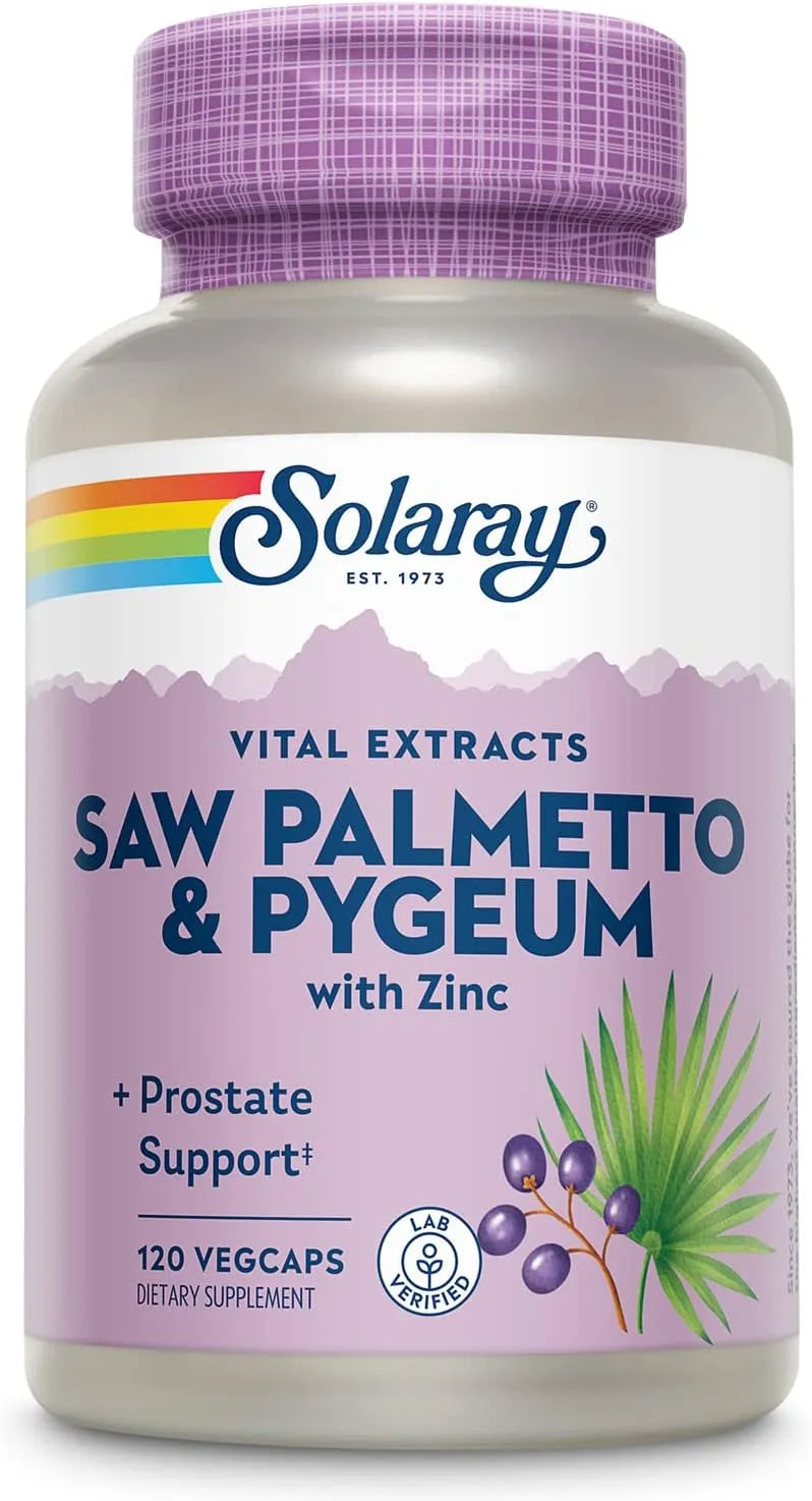 SOLARAY - SOLARAY Saw Palmetto and Pygeum 120 Capsulas - The Red Vitamin MX - Suplementos Alimenticios - {{ shop.shopifyCountryName }}