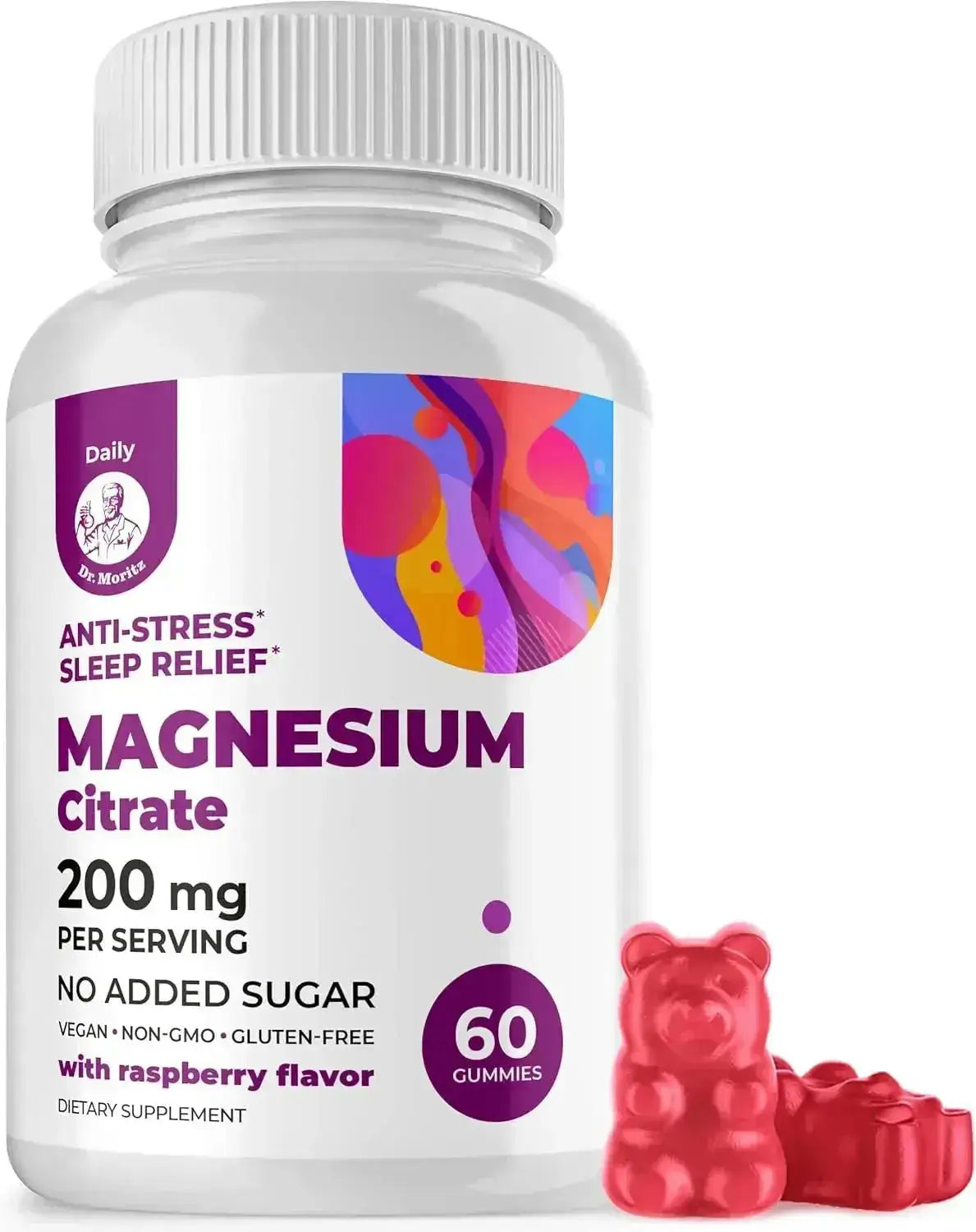 DR. MORITZ - DR. MORITZ Magnesium Gummies Sugar-Free 200Mg. 60 Gomitas - The Red Vitamin MX - Suplementos Alimenticios - {{ shop.shopifyCountryName }}