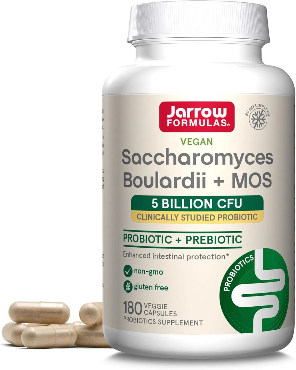 JARROW FORMULAS - Jarrow Formulas Saccharomyces Boulardii Probiotics + MOS 5 Billion CFU 180 Capsulas - The Red Vitamin MX - Suplementos Alimenticios - {{ shop.shopifyCountryName }}