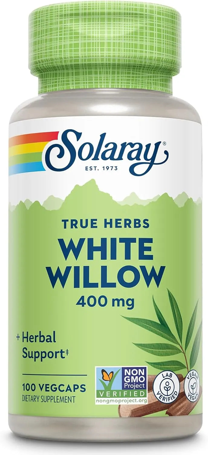 SOLARAY - SOLARAY White Willow 400Mg. 60 Capsulas - The Red Vitamin MX - Suplementos Alimenticios - {{ shop.shopifyCountryName }}