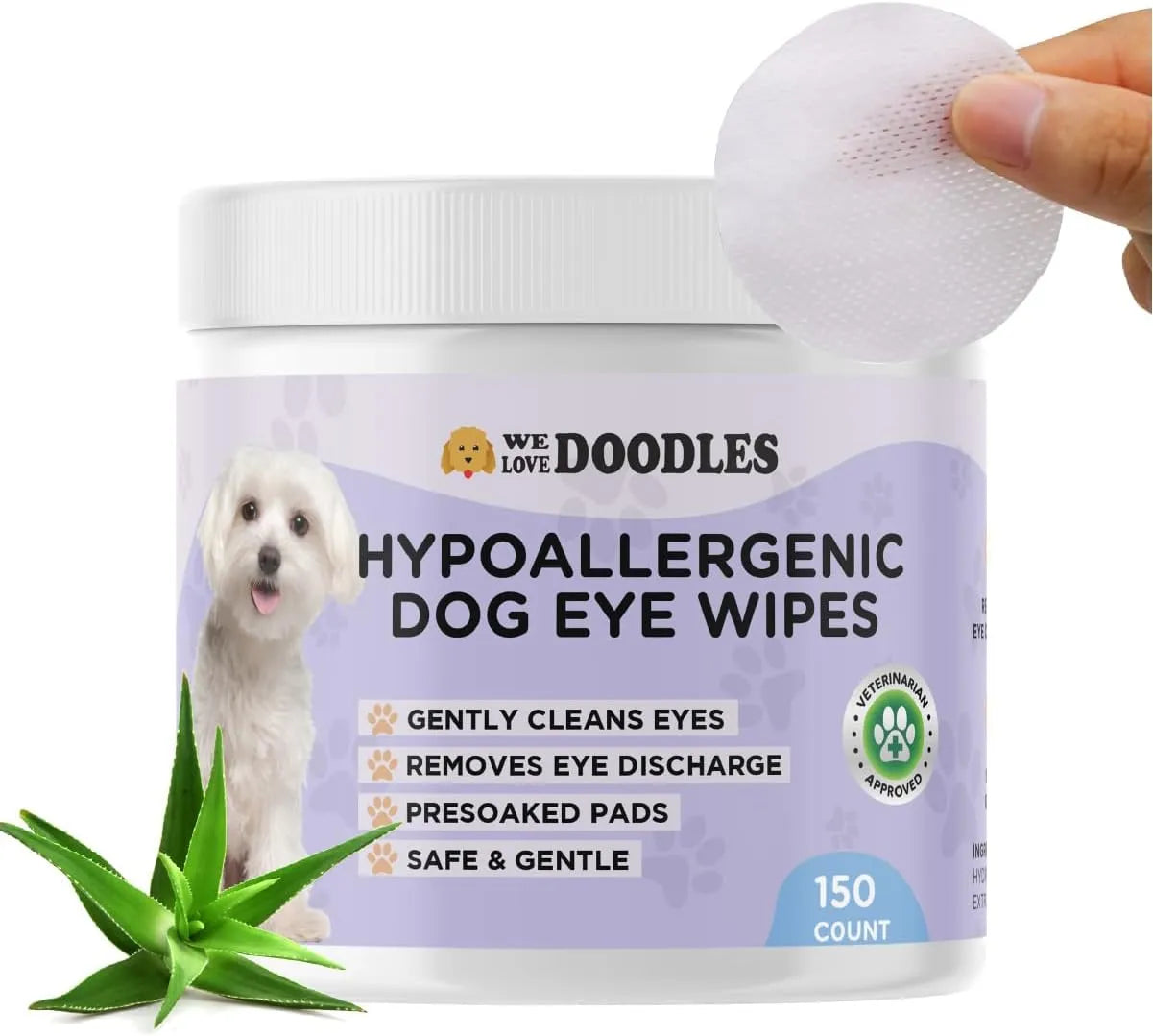 WE LOVE DOODLES - We Love Doodles Dog Eye Wipes 150 Toallitas - The Red Vitamin MX - Cuidado De Los Ojos De Los Perros - {{ shop.shopifyCountryName }}