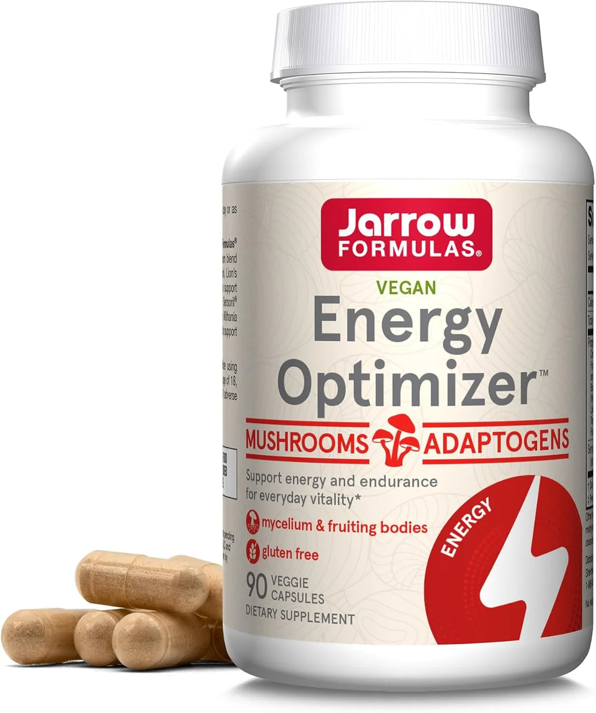 JARROW FORMULAS - Jarrow Formulas Energy Optimizer Mushrooms Adaptogens 90 Capsulas - The Red Vitamin MX - Suplementos Alimenticios - {{ shop.shopifyCountryName }}