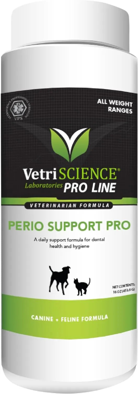 VETRISCIENCE - VetriScience Perio Support Pro Dental Health Powder for Dogs & Cats 453Gr. - The Red Vitamin MX - Cuidado Dental Para Perros - {{ shop.shopifyCountryName }}