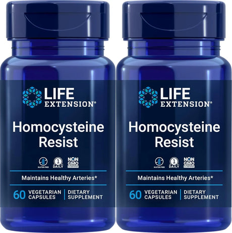 LIFE EXTENSION - Life Extension Homocysteine Resist 60 Capsulas 2 Pack - The Red Vitamin MX - Suplementos Alimenticios - {{ shop.shopifyCountryName }}