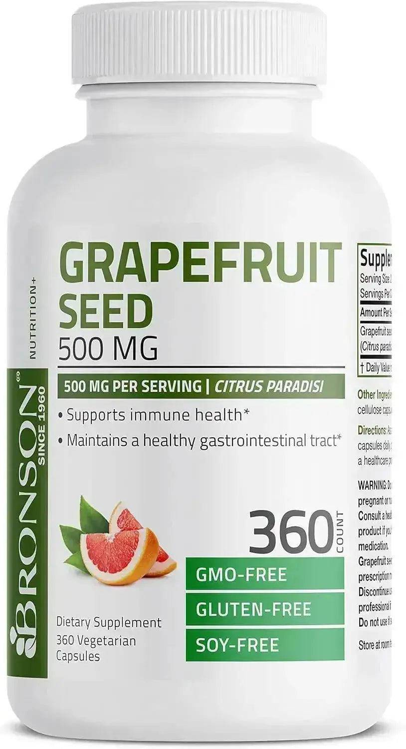 BRONSON - Bronson Grapefruit Seed Extract 500Mg. 360 Capsulas - The Red Vitamin MX - Suplementos Alimenticios - {{ shop.shopifyCountryName }}