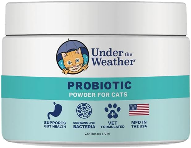 Under the Weather Pet Probiotics Powder for Cats 72Gr.