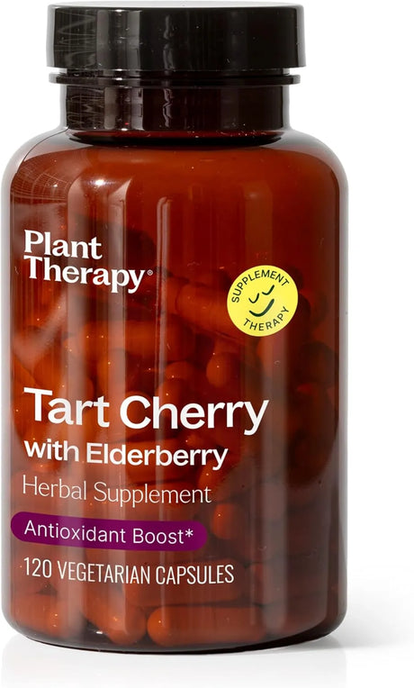 PLANT THERAPY - Plant Therapy Tart Cherry with Elderberry 120 Capsulas - The Red Vitamin MX - Suplementos Alimenticios - {{ shop.shopifyCountryName }}