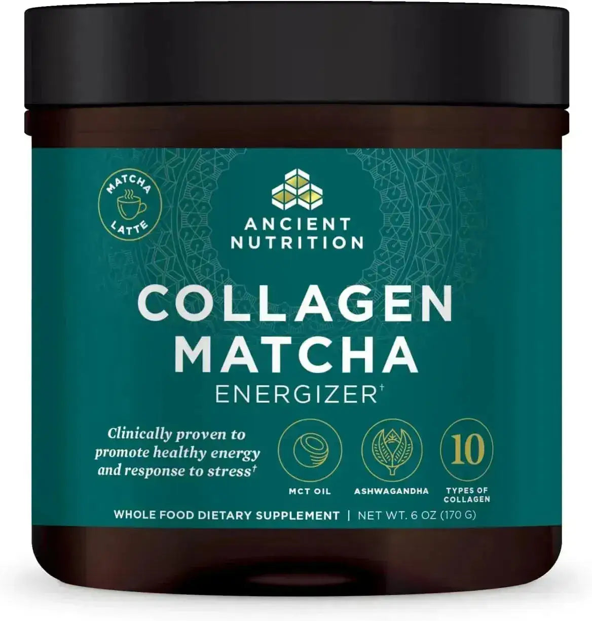 ANCIENT NUTRITION - Ancient Nutrition Matcha Powder with Collagen 170Gr. - The Red Vitamin MX - Suplementos Alimenticios - {{ shop.shopifyCountryName }}