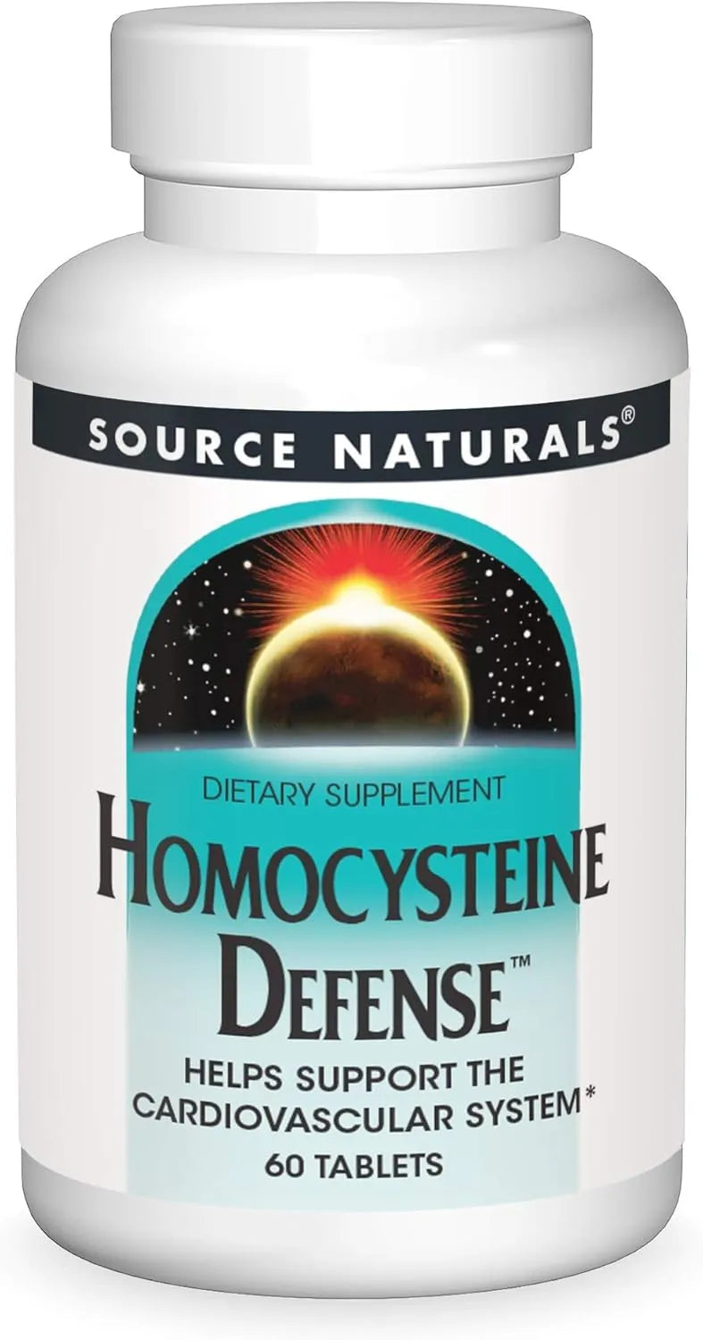 SOURCE NATURALS - Source Naturals Homocysteine Defense 60 Tabletas - The Red Vitamin MX - Suplementos Alimenticios - {{ shop.shopifyCountryName }}