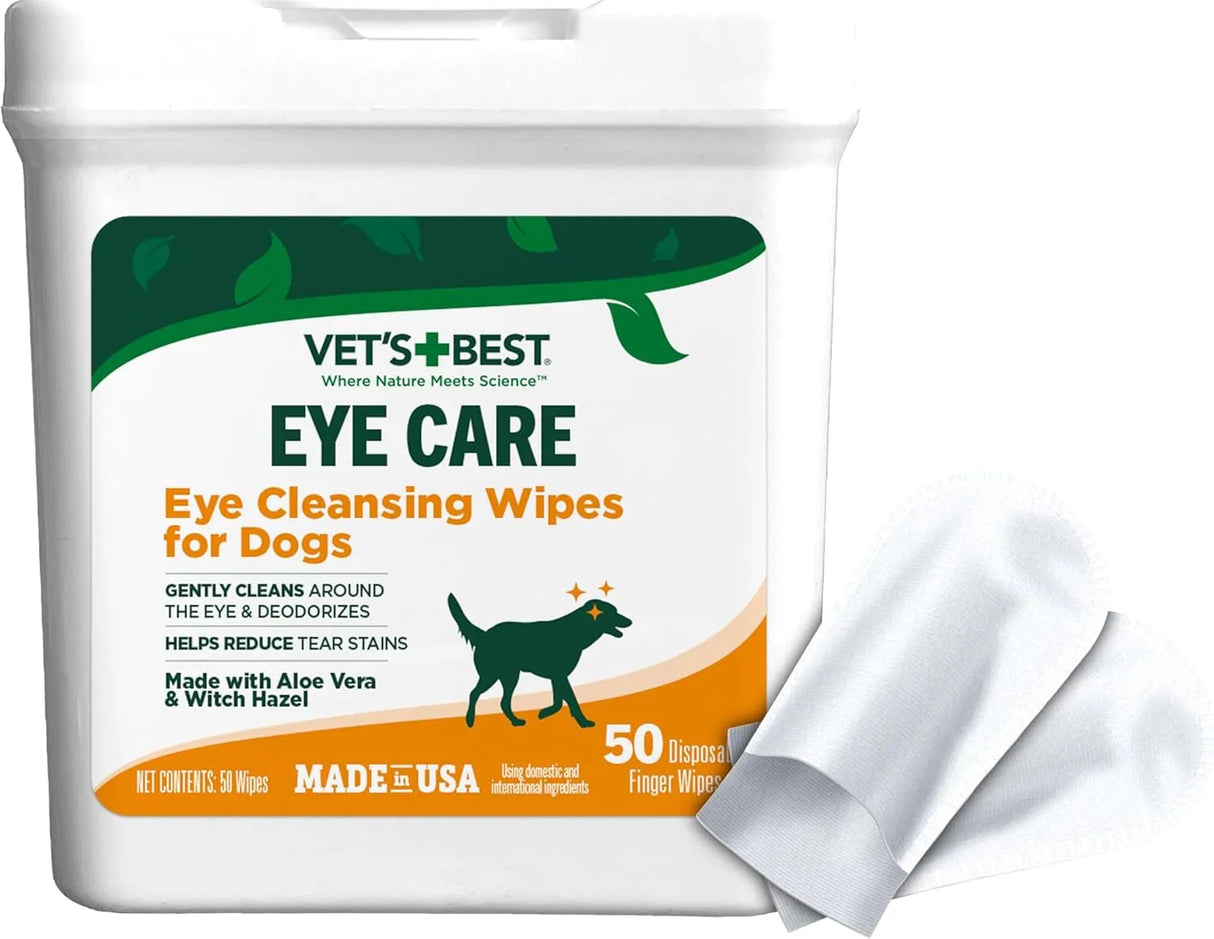 VET'S BEST - Vet's Best Eye Cleansing Wipes 50 Toallitas - The Red Vitamin MX - Cuidado De Los Ojos De Los Perros - {{ shop.shopifyCountryName }}