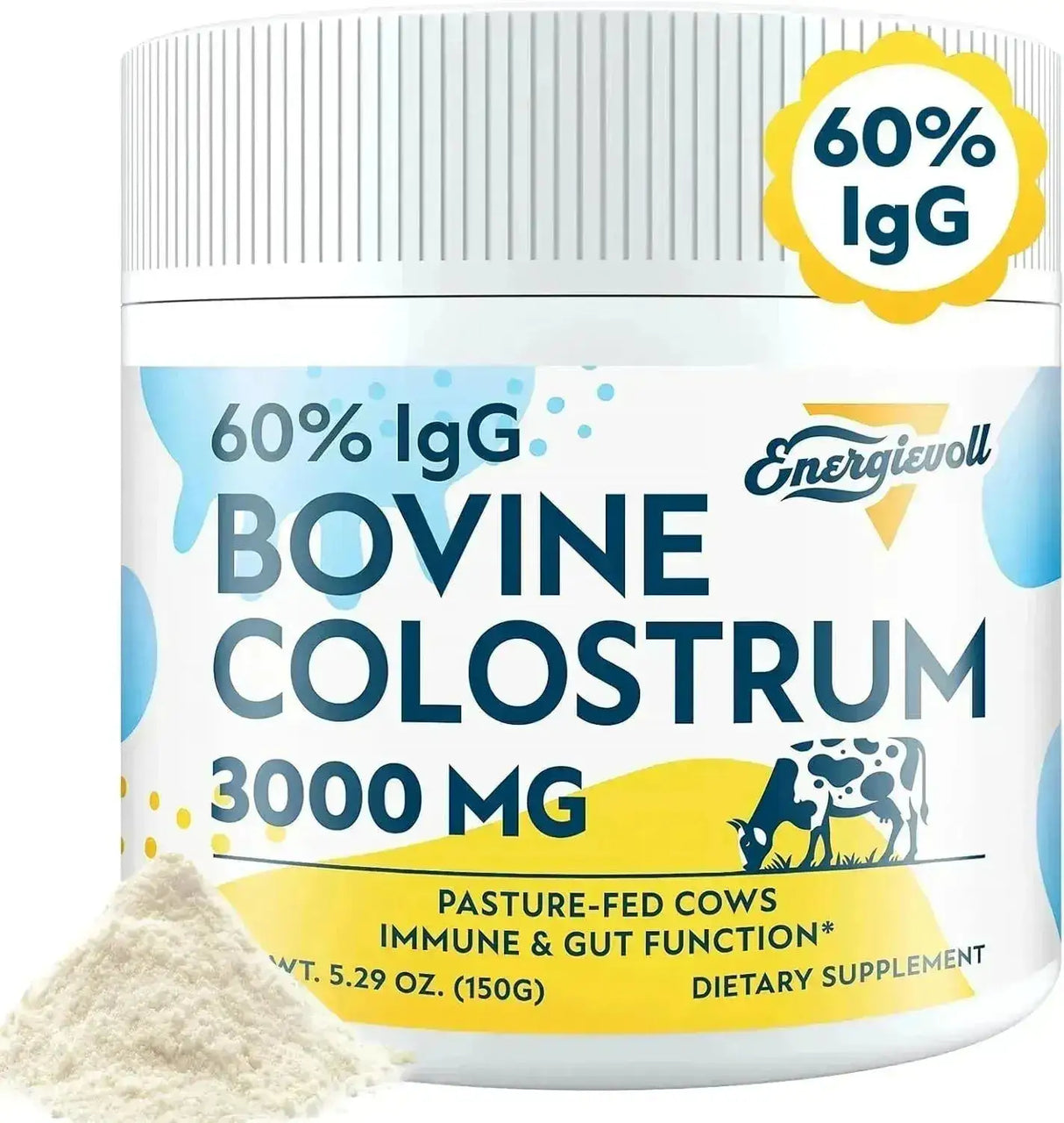ENERGIEVOLL - Energievoll Bovine Colostrum Powder Unflavored 50 Servicios 150Gr. - The Red Vitamin MX - Suplementos Alimenticios - {{ shop.shopifyCountryName }}