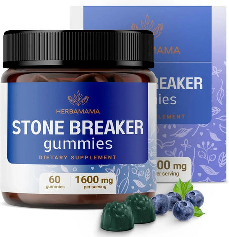 HERBAMAMA - HERBAMAMA Chanca Piedra Stone Breaker Gummies 60 Gomitas - The Red Vitamin MX - Suplementos Alimenticios - {{ shop.shopifyCountryName }}