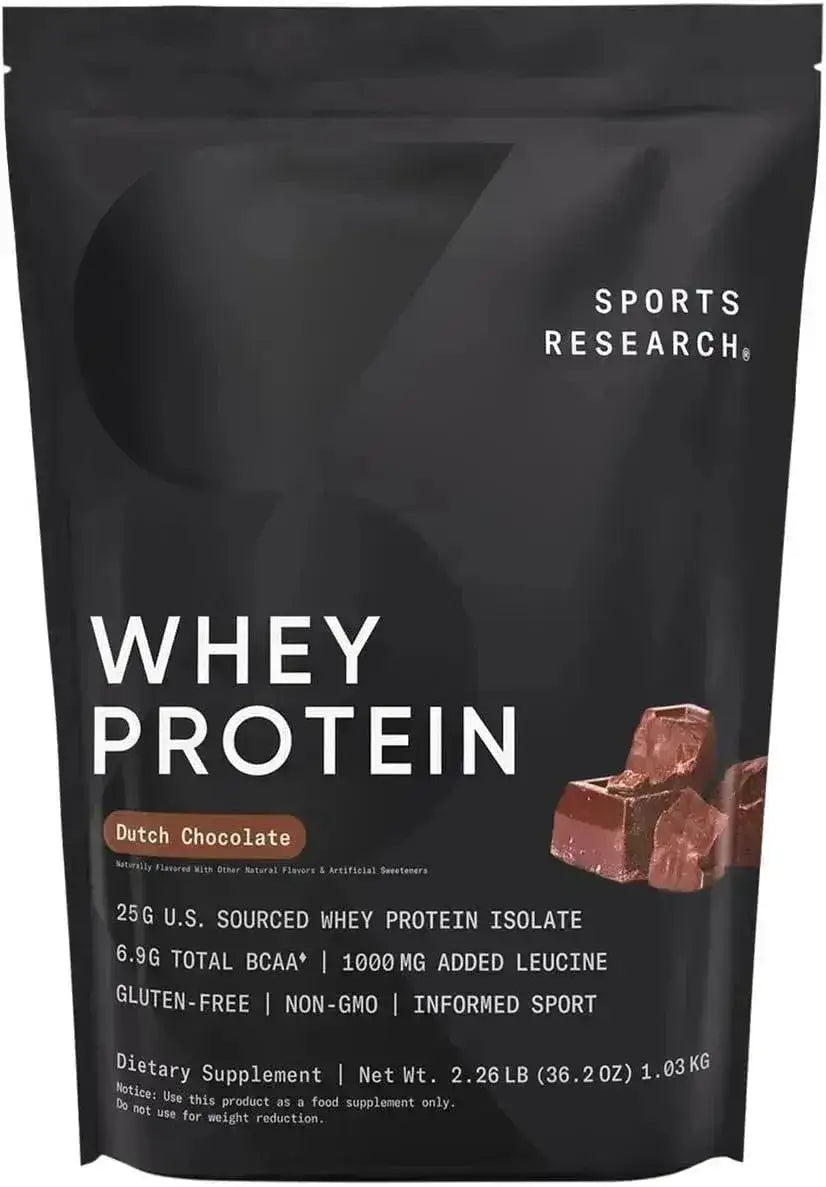 SPORTS RESEARCH - Sports Research Whey Protein Chocolate 1.03 Kg. - The Red Vitamin MX - Suplementos Alimenticios - {{ shop.shopifyCountryName }}