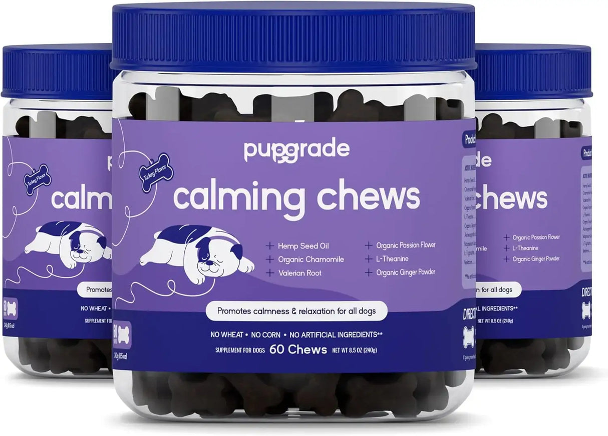 PUPGRADE - PupGrade Calming Soft Chews 60 Masticables 3 Pack - The Red Vitamin MX - Relajantes Para Perros - {{ shop.shopifyCountryName }}