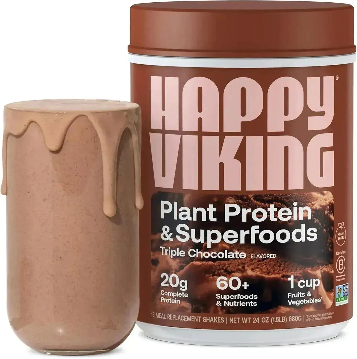 HAPPY VIKING - Happy Viking Triple Chocolate Protein + Superfoods Powder 680Gr. - The Red Vitamin MX - Suplementos Alimenticios - {{ shop.shopifyCountryName }}