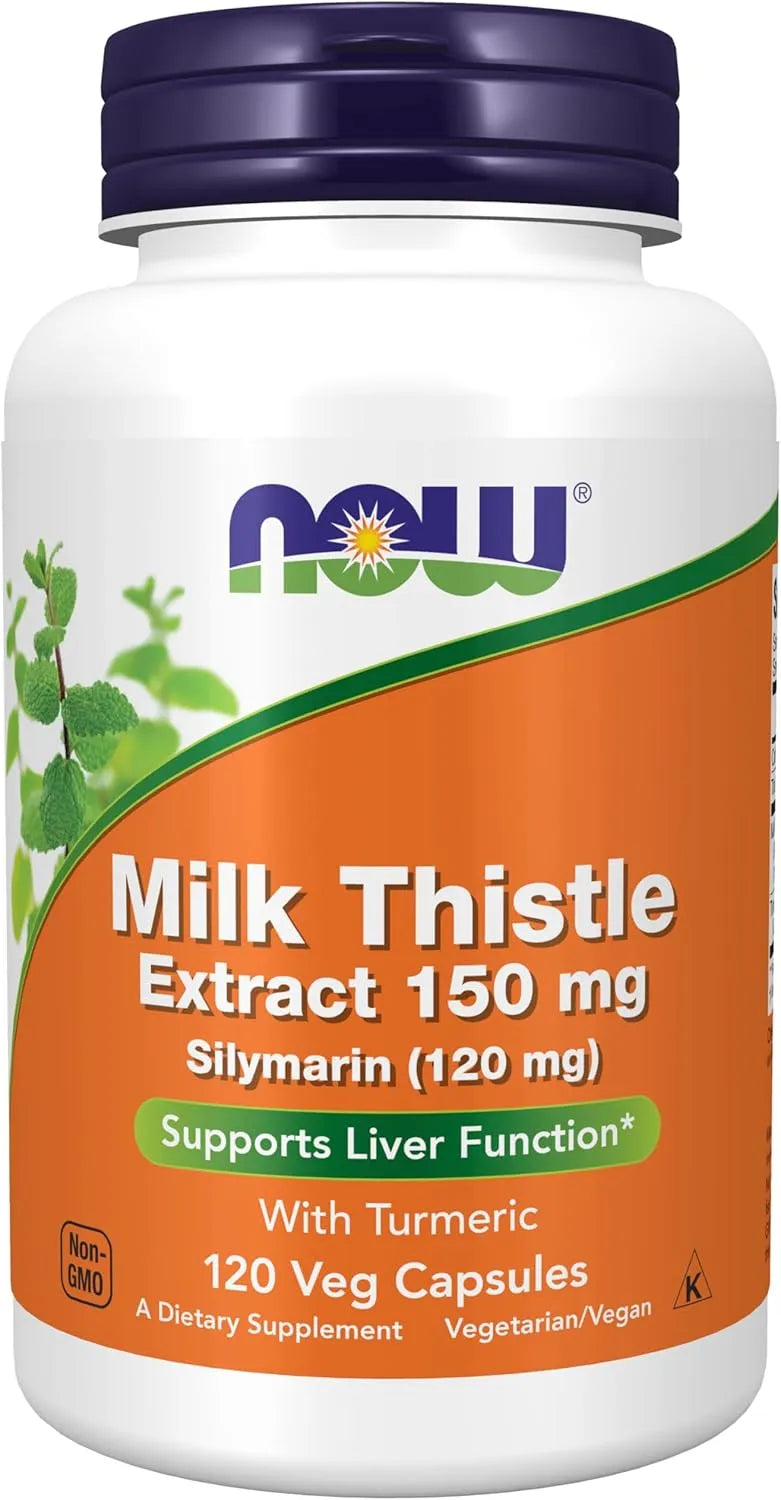 NOW SUPPLEMENTS - NOW Foods Supplements Silymarin Milk Thistle Extract 150Mg. 120 Capsulas - The Red Vitamin MX - Suplementos Alimenticios - {{ shop.shopifyCountryName }}