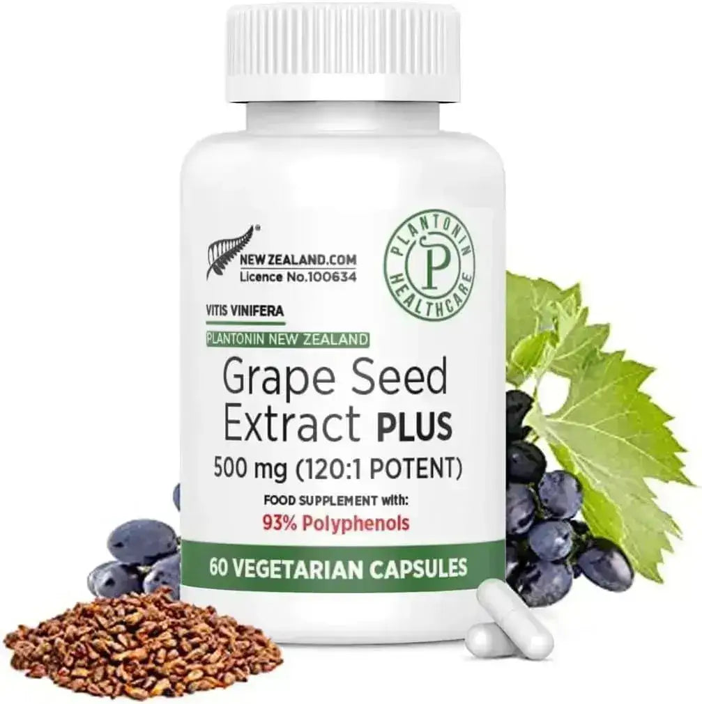 PLANTONIN - Plantonin Grape Seed Extract 500Mg. 60 Capsulas - The Red Vitamin MX - Suplementos Alimenticios - {{ shop.shopifyCountryName }}