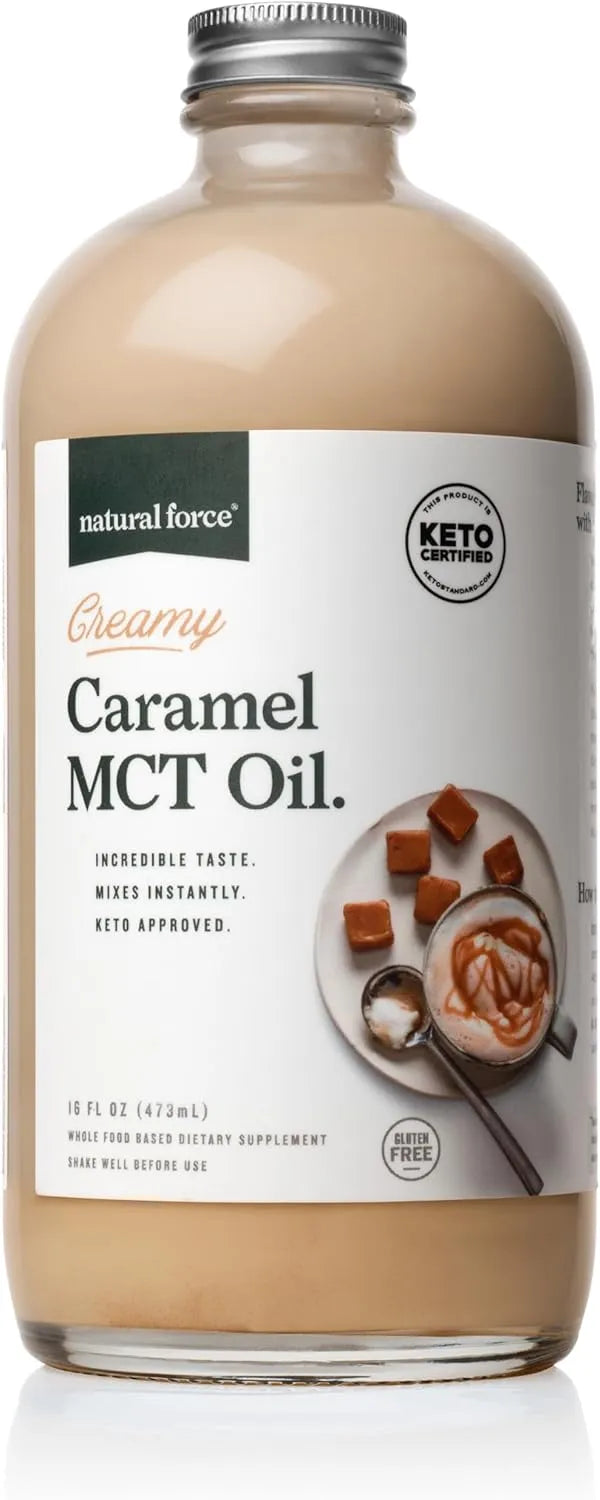 NATURAL FORCE - Natural Force Creamy Caramel MCT Oil 473Ml. - The Red Vitamin MX - Suplementos Alimenticios - {{ shop.shopifyCountryName }}