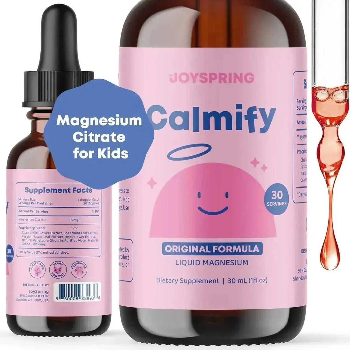 JOYSPRING - JoySpring Magnesium Citrate Liquid for Kids 30Ml. - The Red Vitamin MX - Suplementos Alimenticios - {{ shop.shopifyCountryName }}