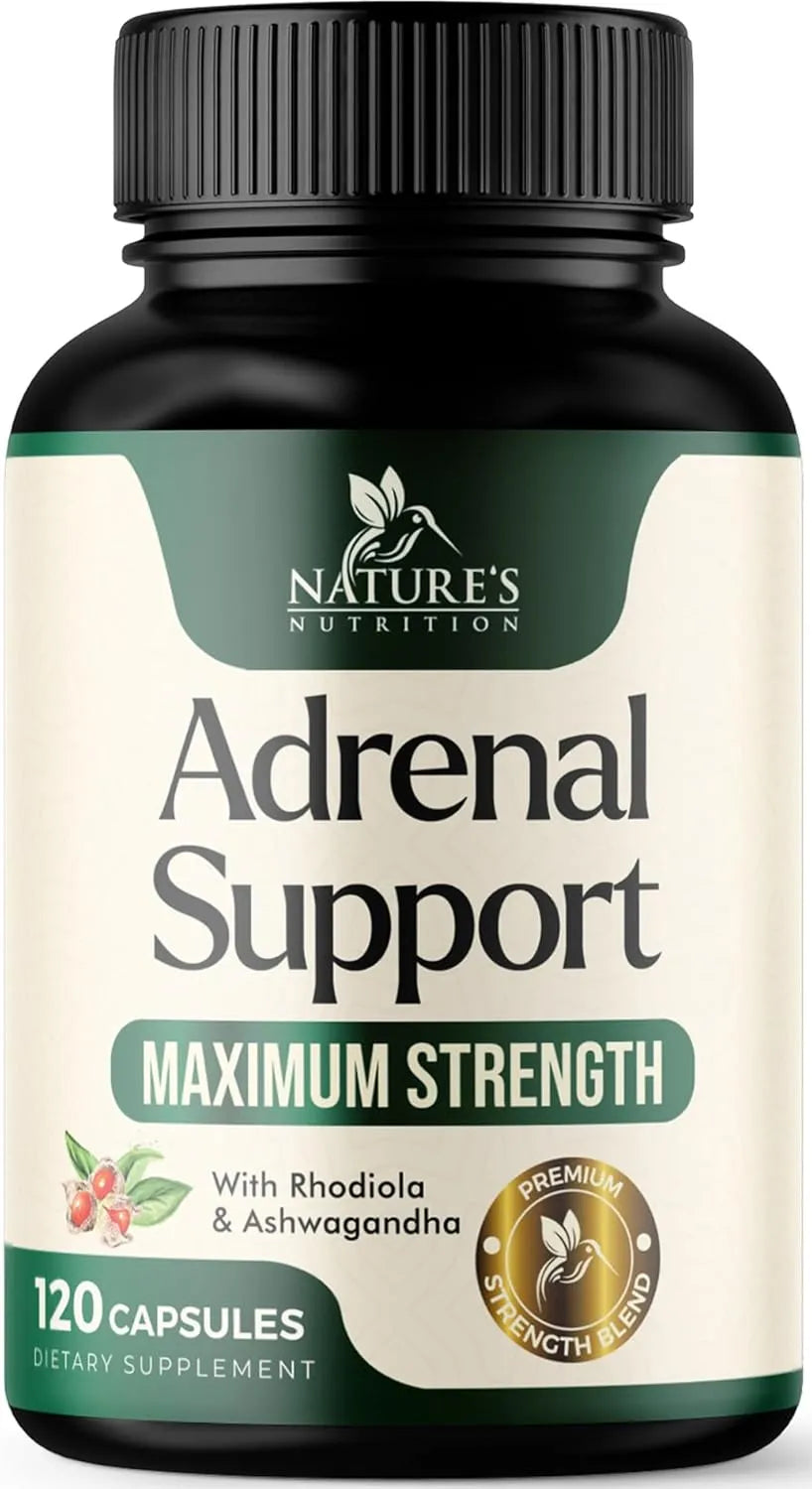 NATURE'S NUTRITION - Nature's Nutrition Adrenal Support 120 Capsulas - The Red Vitamin MX - Suplementos Alimenticios - {{ shop.shopifyCountryName }}