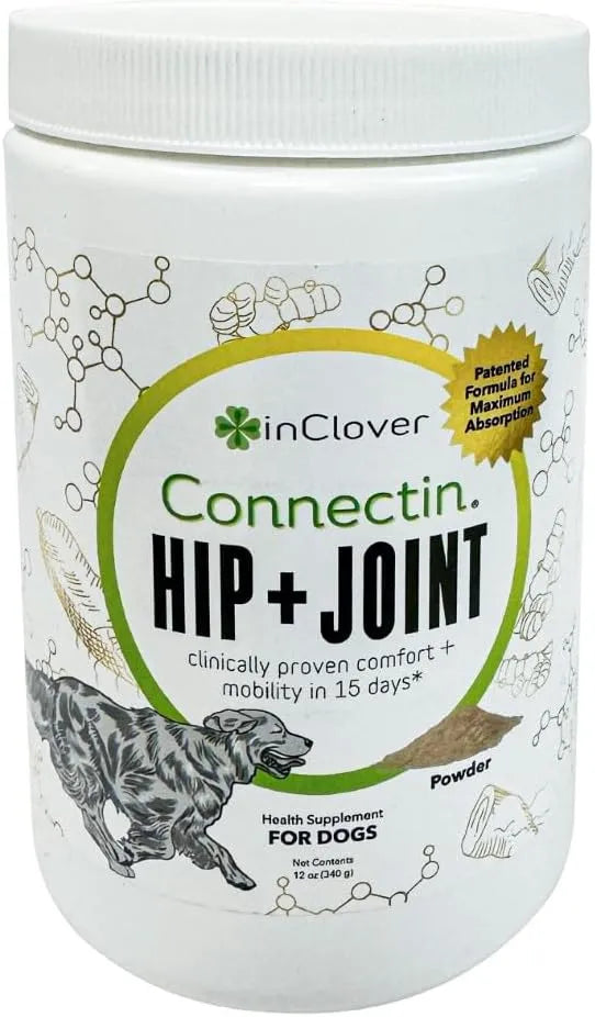 IN CLOVER - InClover Connectin Natural Hip & Joint Supplement for Dogs Powder 340Gr. - The Red Vitamin MX - Cuidado De Cadera Y Articulaciones Para Perros - {{ shop.shopifyCountryName }}