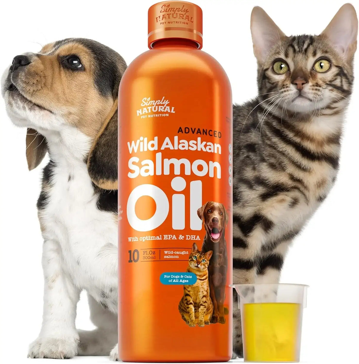 SIMPLY NATURAL - Simply Natural Salmon Oil for Dogs and Cats 10 Fl.Oz. - The Red Vitamin MX - Aceite De Pescado Para Perros - {{ shop.shopifyCountryName }}