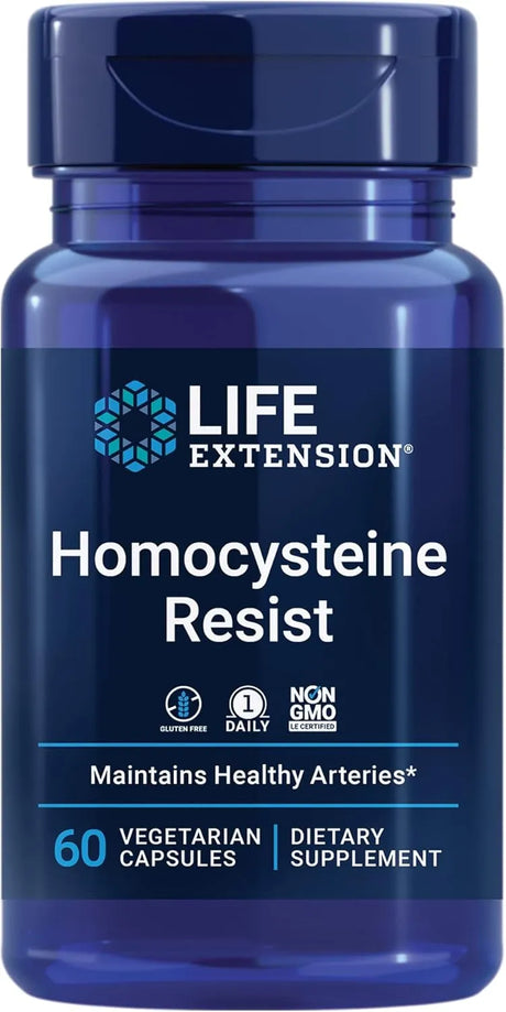 LIFE EXTENSION - Life Extension Homocysteine Resist 60 Capsulas - The Red Vitamin MX - Suplementos Alimenticios - {{ shop.shopifyCountryName }}