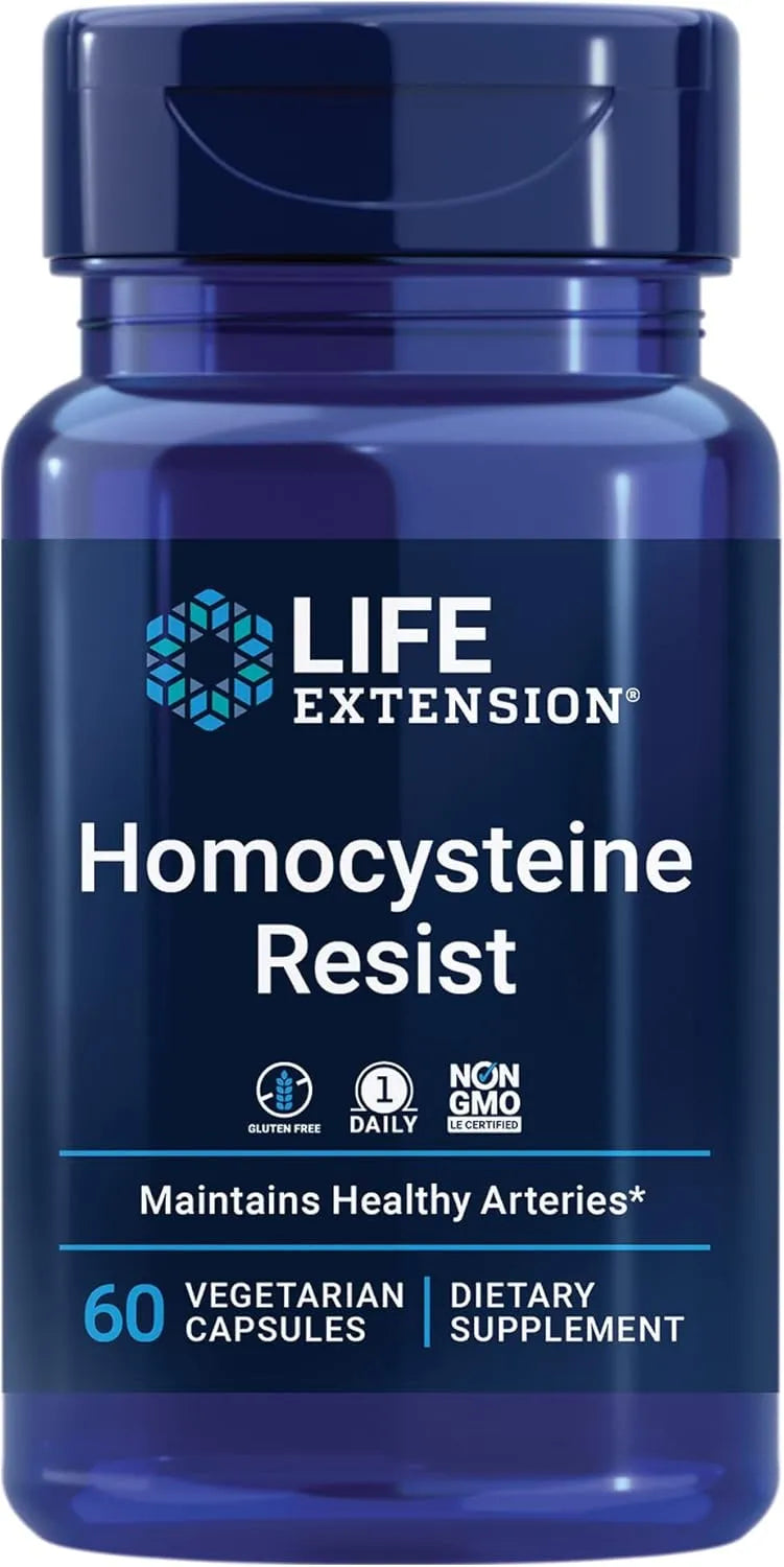 LIFE EXTENSION - Life Extension Homocysteine Resist 60 Capsulas - The Red Vitamin MX - Suplementos Alimenticios - {{ shop.shopifyCountryName }}