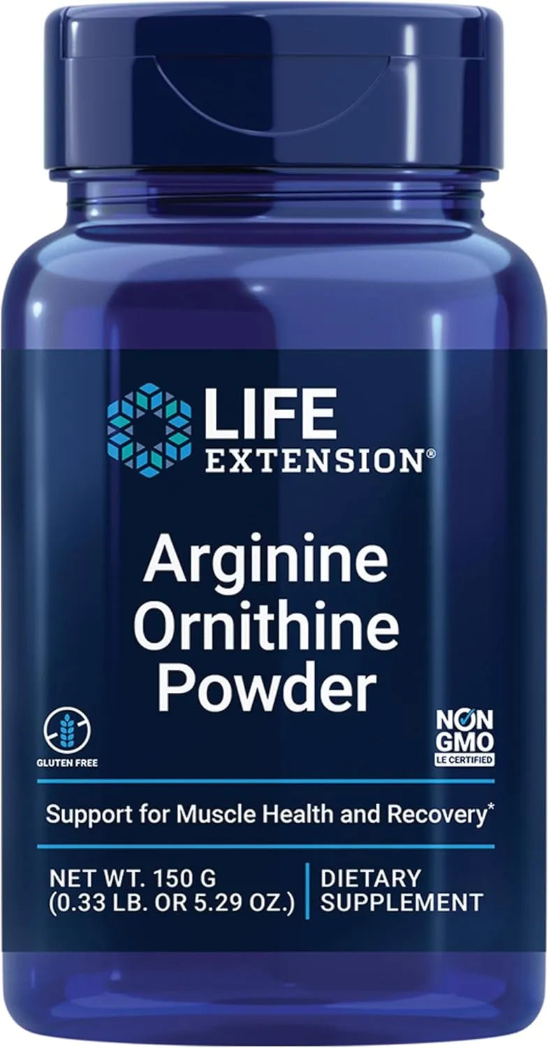 LIFE EXTENSION - Life Extension Arginine Ornithine Powder 150Gr. - The Red Vitamin MX - Suplementos Alimenticios - {{ shop.shopifyCountryName }}