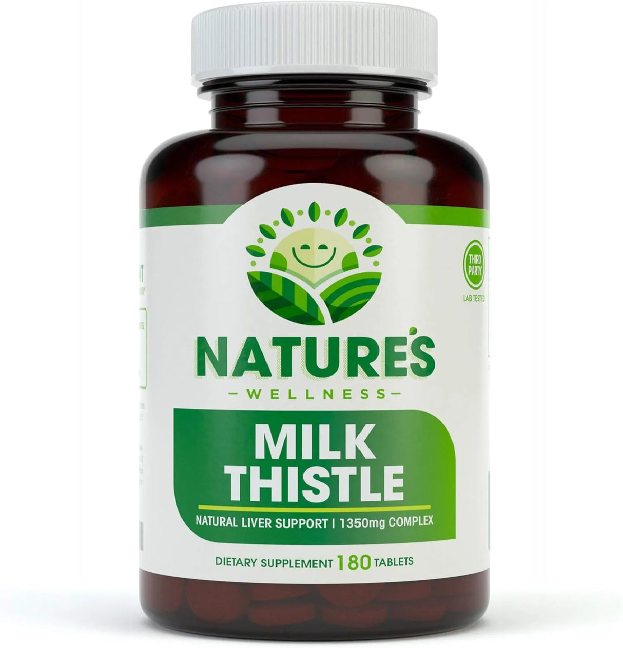NATURES WELLNESS - Natures Wellness Milk Thistle 180 Tabletas - The Red Vitamin MX - Suplementos Alimenticios - {{ shop.shopifyCountryName }}