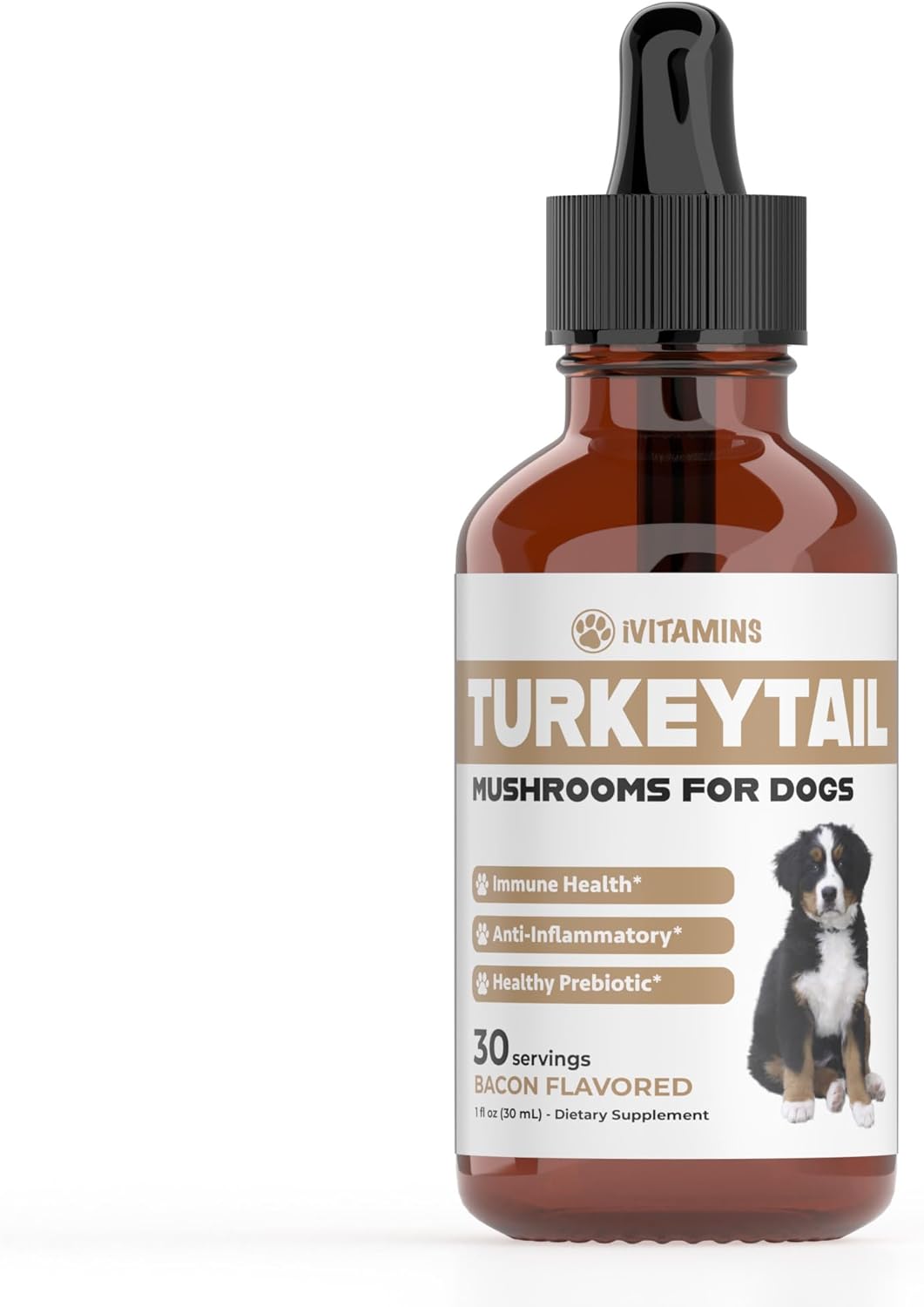 IVITAMINS - iVitamins Turkey Tail Mushroom for Dogs 1 Fl.Oz. - The Red Vitamin MX - Suplementos Herbales Para Perros - {{ shop.shopifyCountryName }}