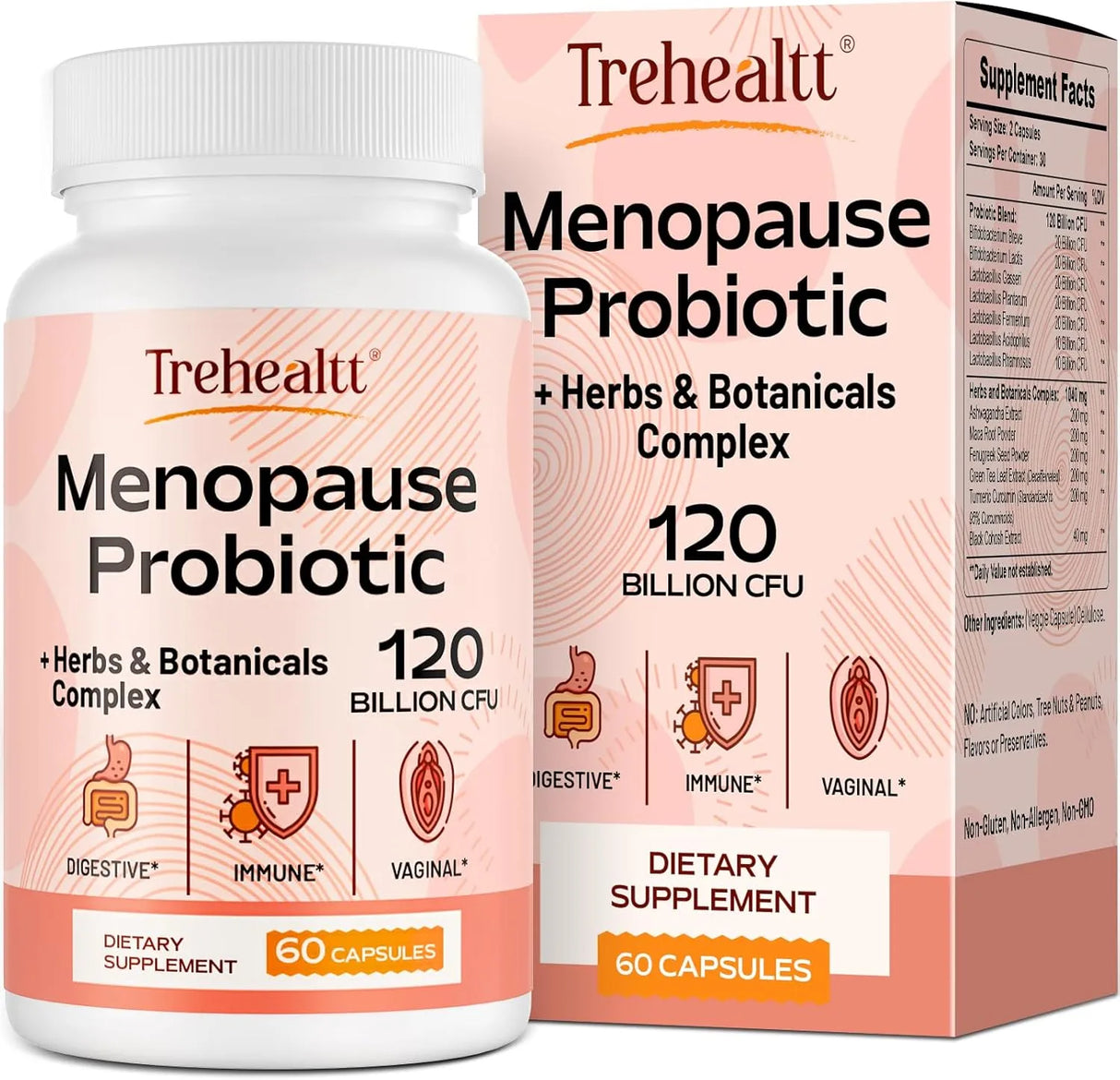 TREHEALTT - Trehealtt Menopause Probiotic 60 Capsulas - The Red Vitamin MX - Suplementos Alimenticios - {{ shop.shopifyCountryName }}